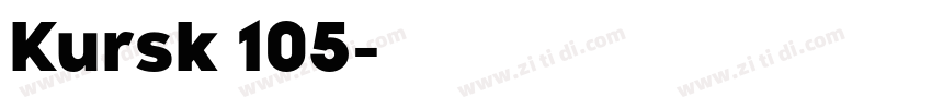 Kursk 105字体转换